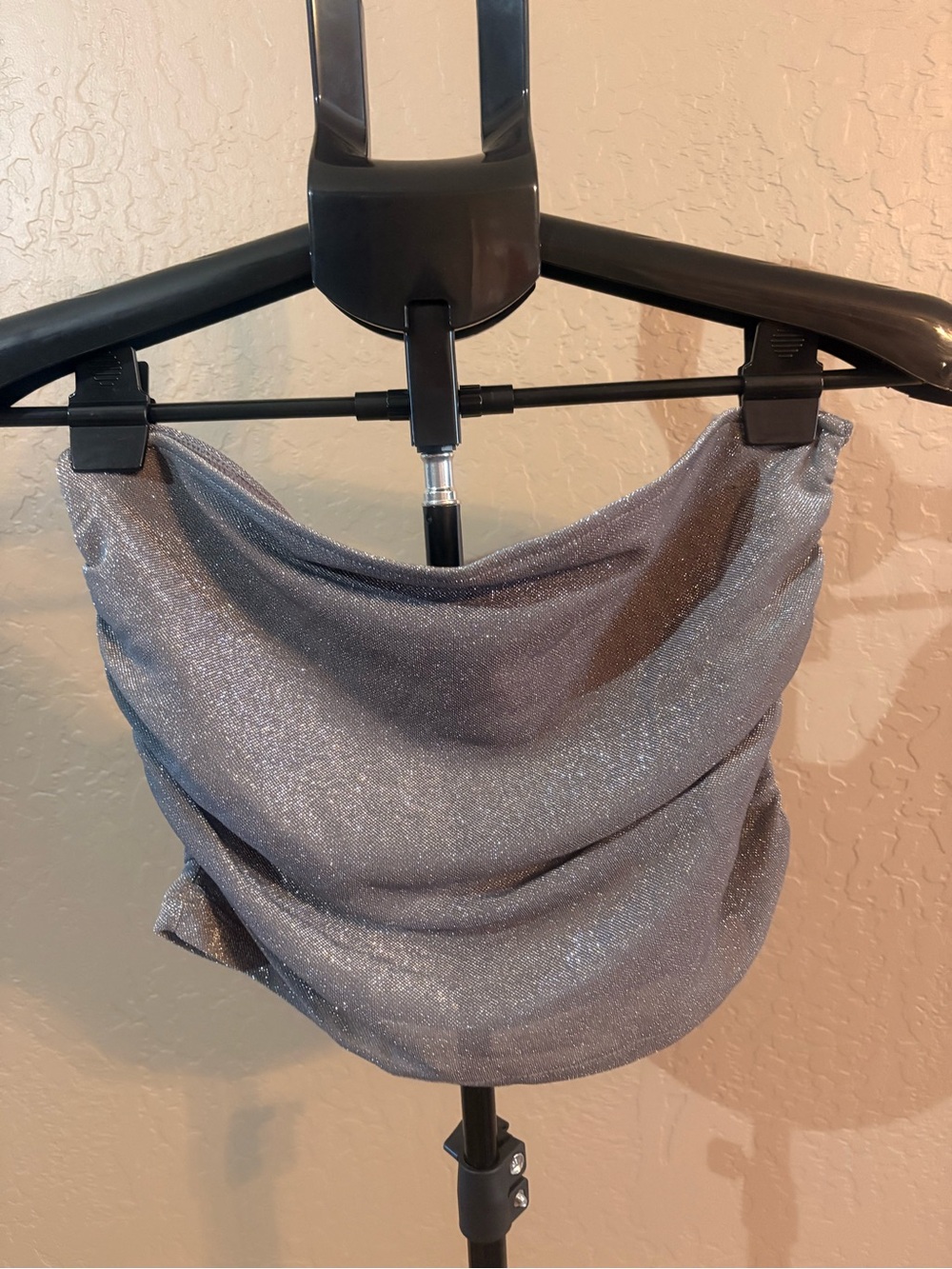 H&Medium Cowl Neck Tank Top in Gray Size Medium Like New